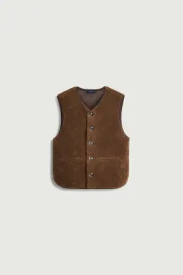 BLOUSON FUSIL MARRON — photo 5