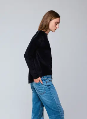 T-shirt en coton organique, modal et élasthanne — photo 4