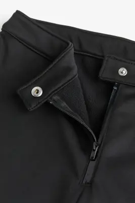 Pantalon évasé et déperlant - Noir — photo 2