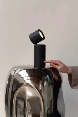 Milan Lampe De Table - Noir — photo 3