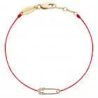 Bracelet marilyn avec diamant 0.29 carat en serti griffe or