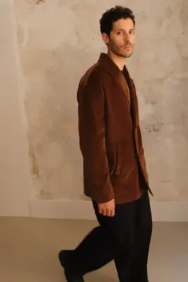 Casey Casey – BRETT JACKET 27HV431 – TAN — photo 2