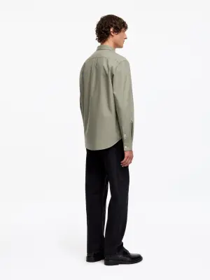 Chemise Oxford classique - Vert poudré — photo 2
