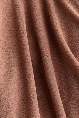 Flounced tie-detail top - Vieux rose — photo 4
