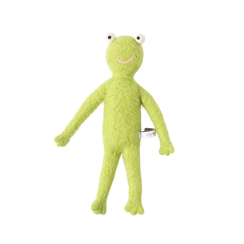 Peluche en laine Froggy la grenouille – Aveva