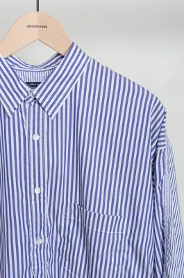 Comme Des Garçons Homme – MEN’S SHIRT HR-B004-051 – NVY/WHT X NVY — photo 5