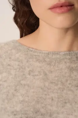 Pull Dora Gris Chiné — photo 4