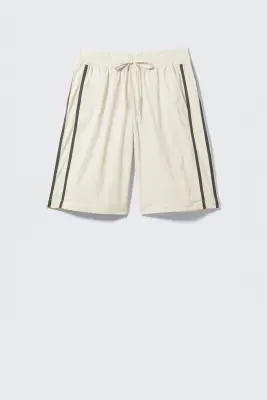 Pantalon de survêtement en nylon - Beige - Black Stripe — photo 1