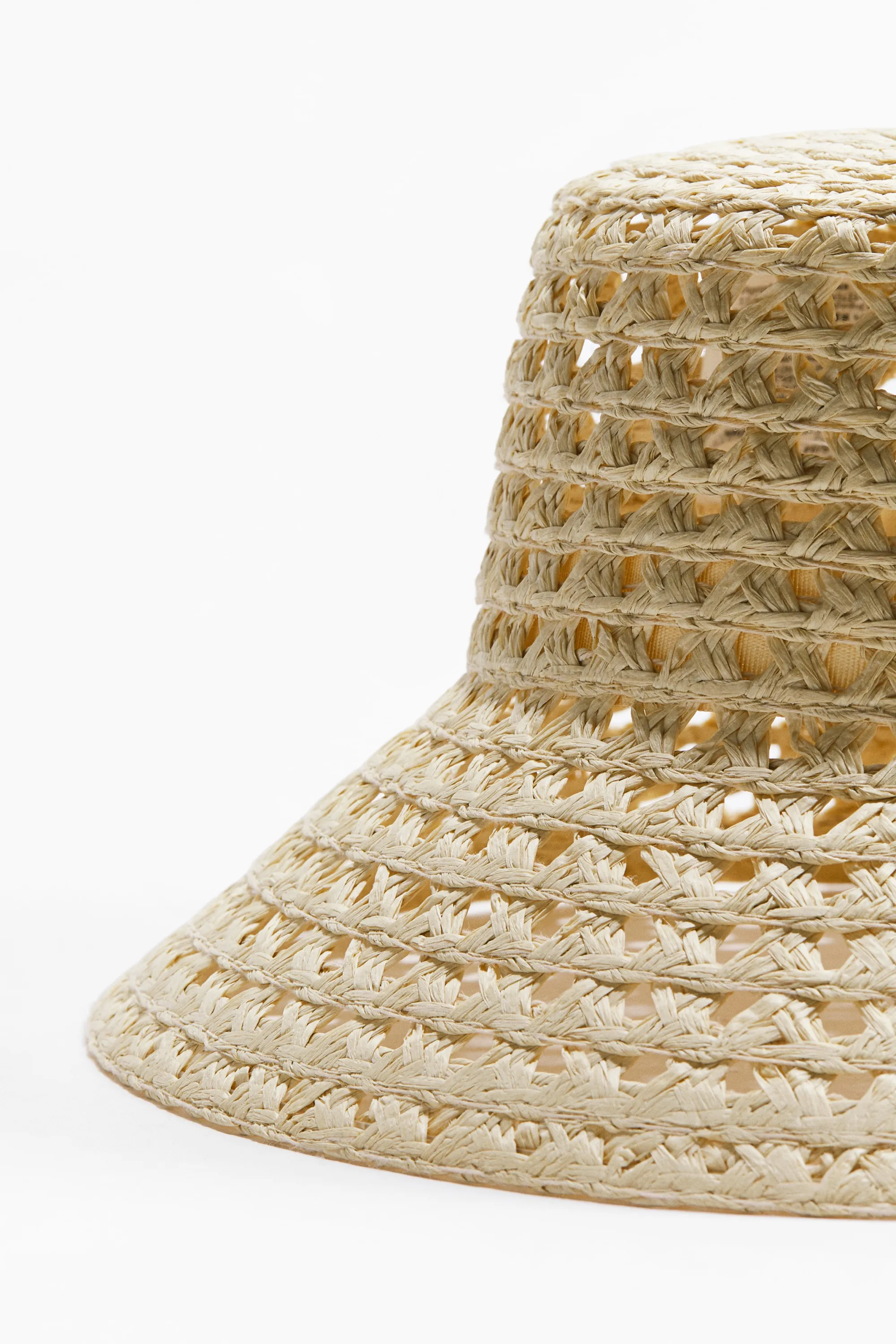 Chapeau de paille - Beige clair