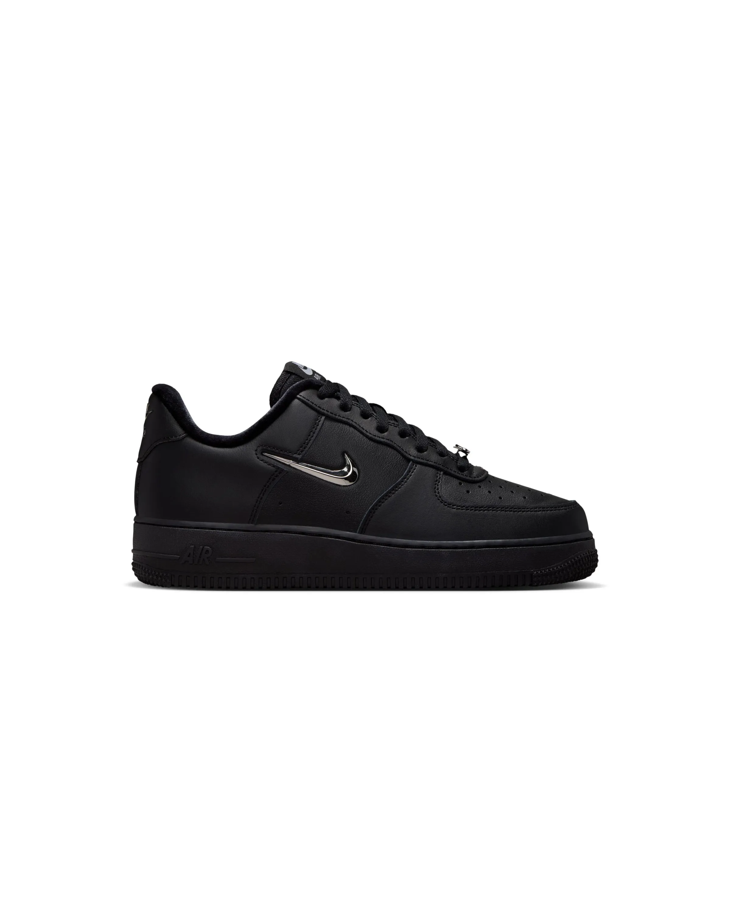 W Air Force 1 '07 Black Metallic Silver