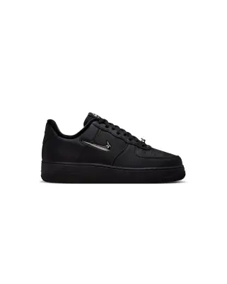 W Air Force 1 '07 Black Metallic Silver — photo 1