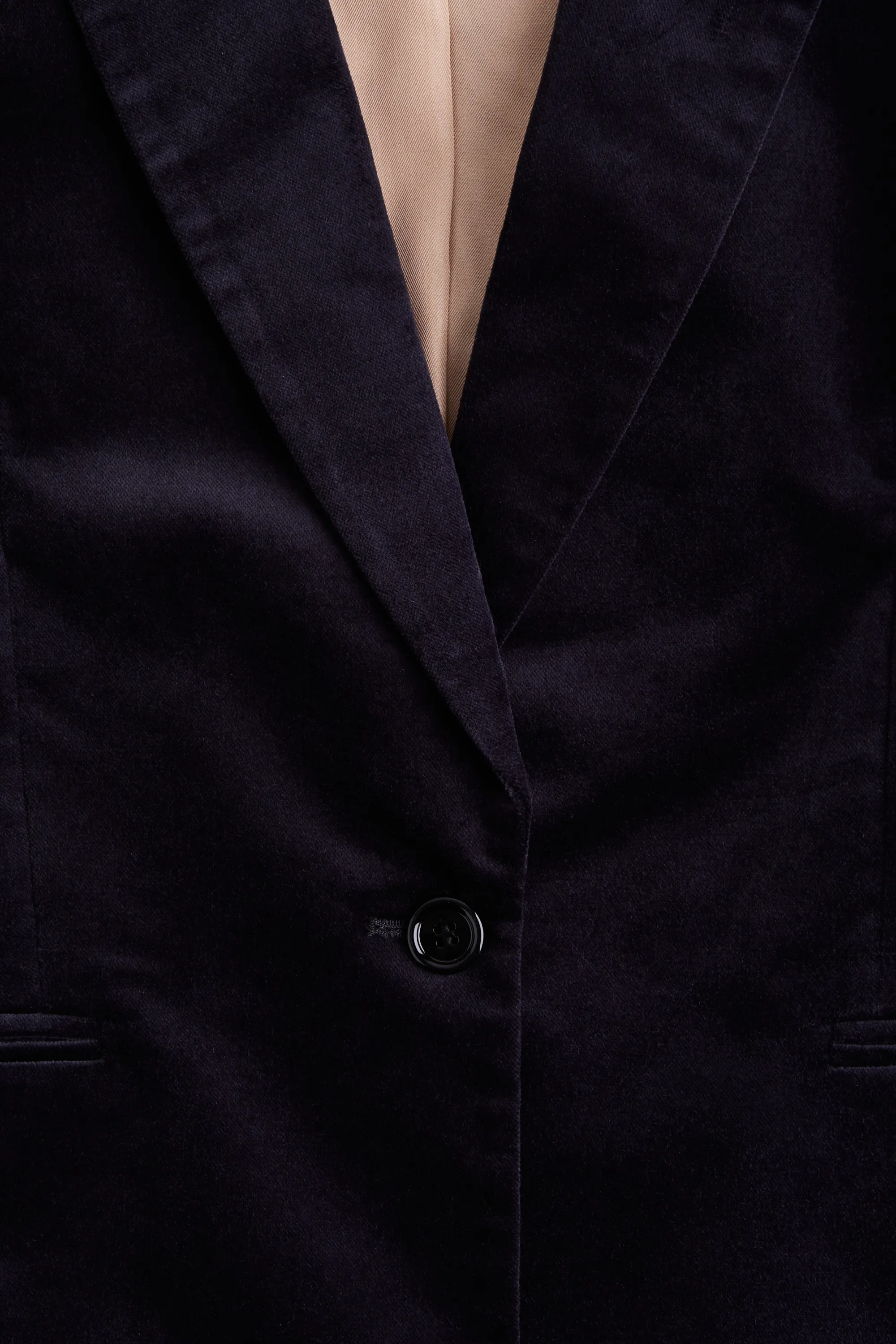 Blazer à fermeture droite - Bleu marine