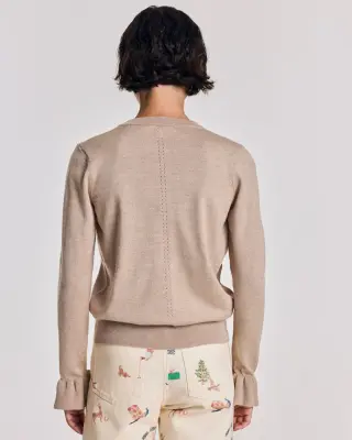Cardigan Rosalia beige — photo 4