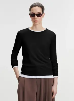 T-shirt en cachemire