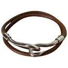 Bracelet cuir marron jumbo