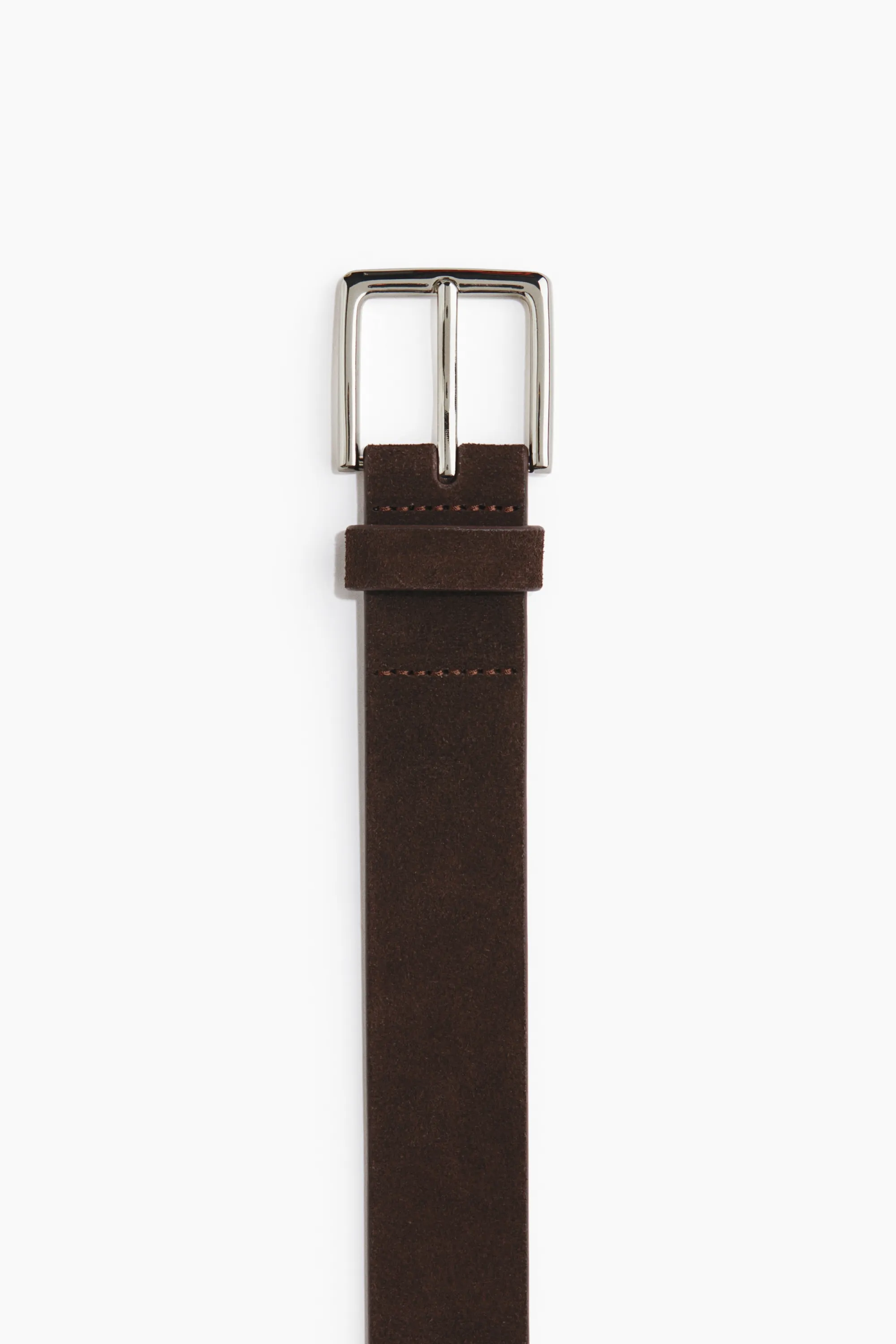 Ceinture en cuir - Marron foncé