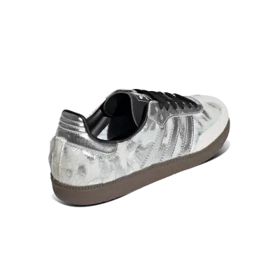 Adidas Samba OG Cream Pony Hair Silver Metallic Black — photo 3
