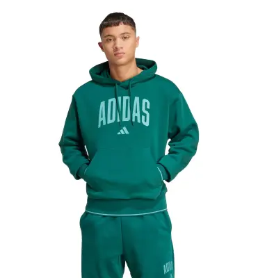 ADIDAS SWEAT CAPUCHE GRANDE LONGUEUR Vert — photo 2