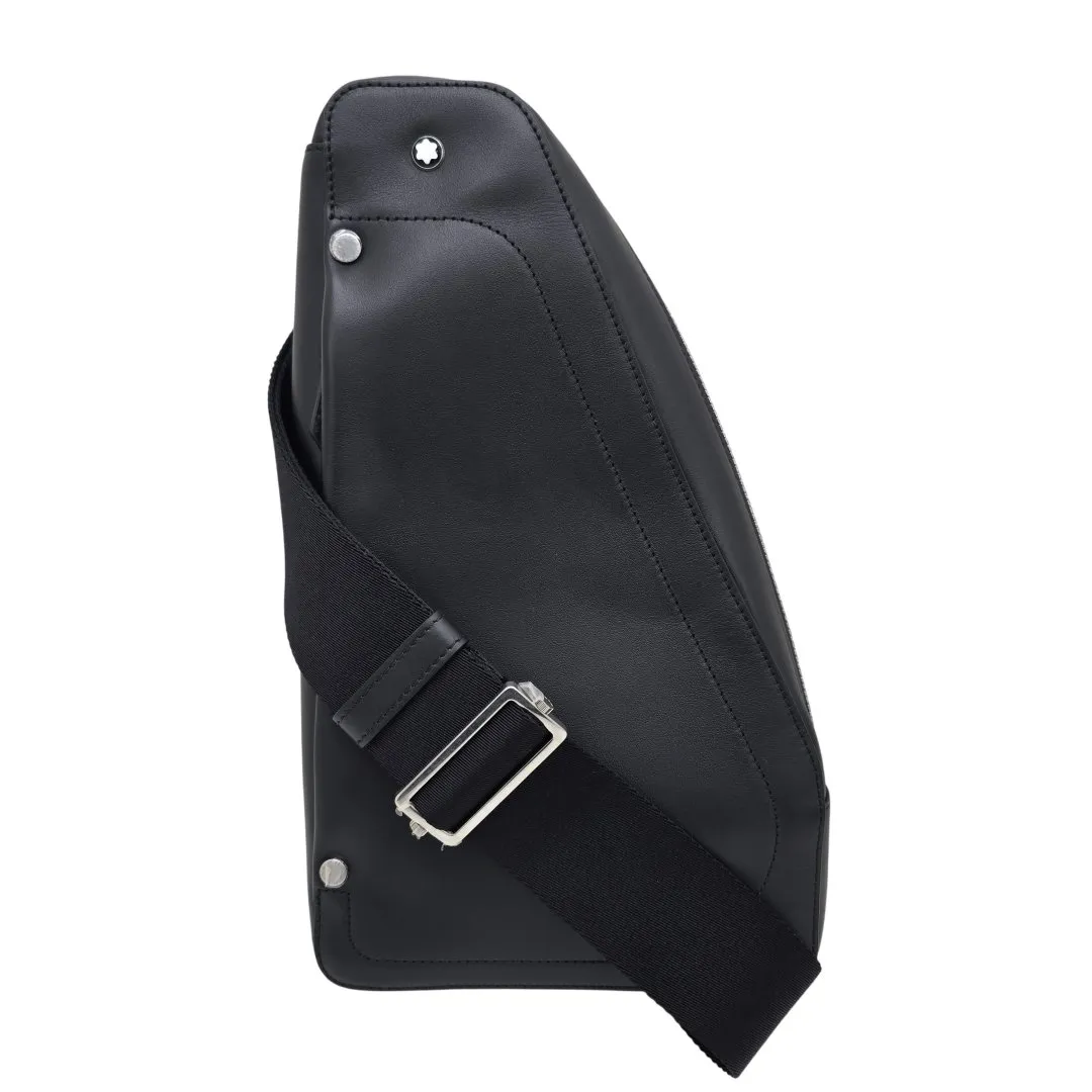 Sacoche meisterstuck selection soft sling bag cuir noir avec bandouliere