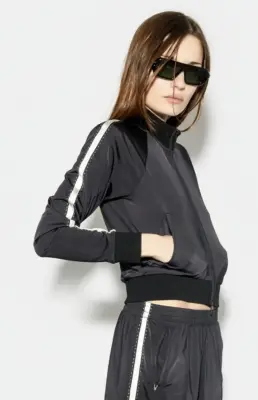 Nouveau ! RE/DONE Veste Chloé Track Jacket Black — photo 3