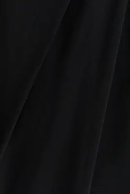 Pantalon plissé à jambes larges - Noir — photo 4