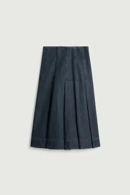 JUPE KLEA BLEU GRIS — photo 5
