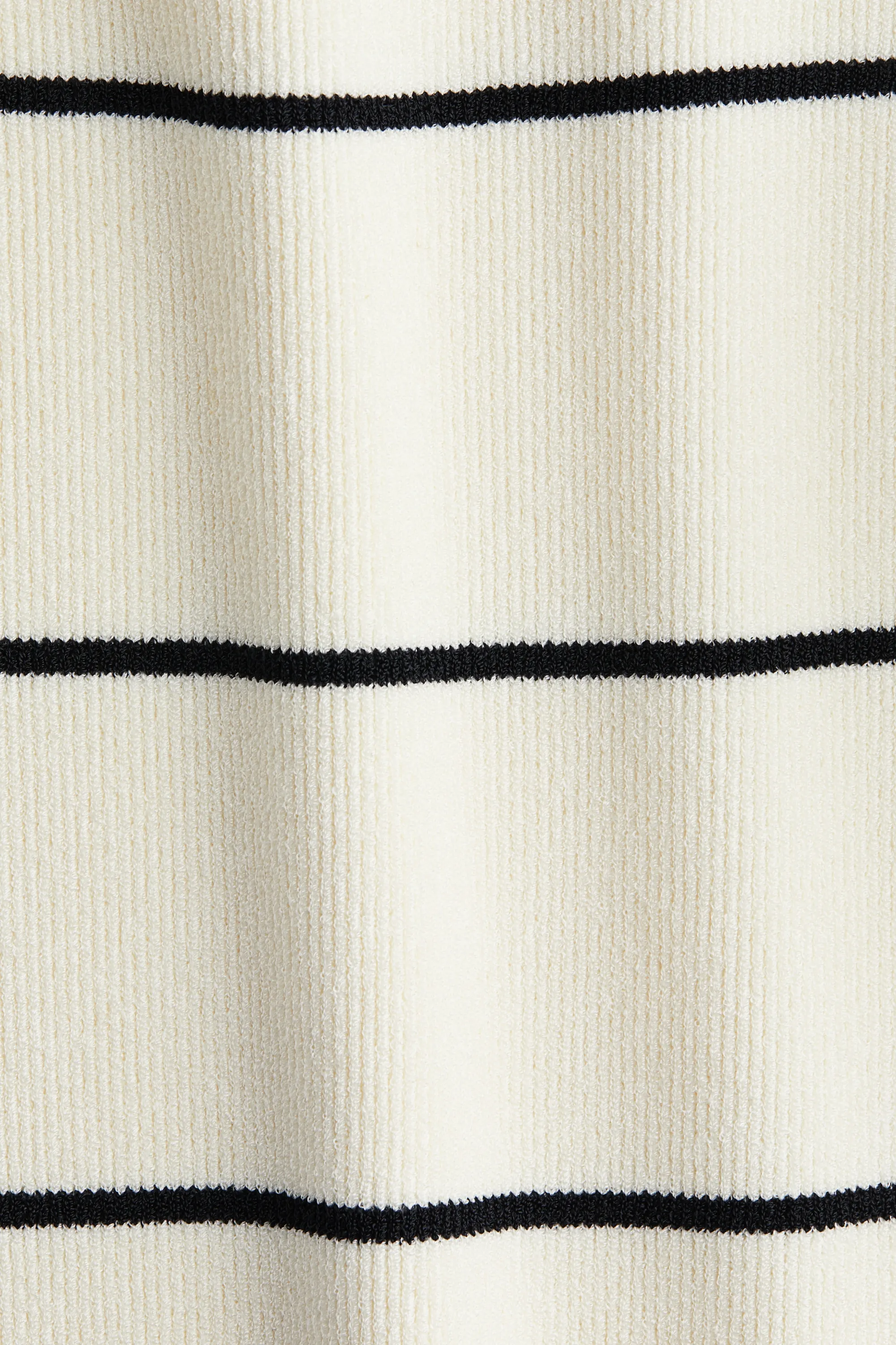 Pull à encolure dégagée - Crème/rayé