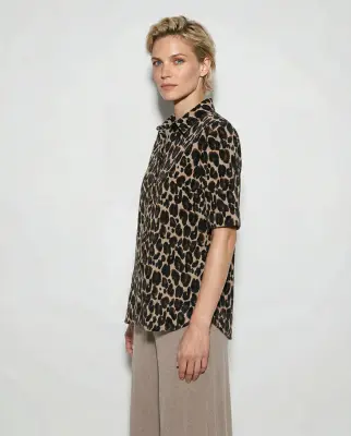 Chemise en coton et élasthanne — photo 2