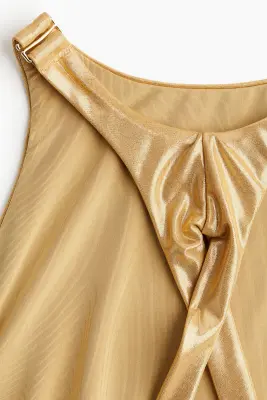 Maillot de bain avec dos ouvert - Doré — photo 1