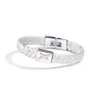 Bracelet mec j'te kiff blanc