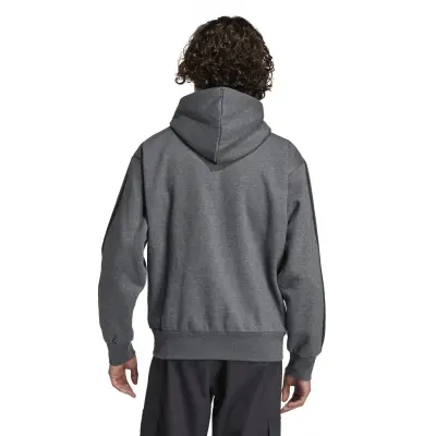 ADIDAS SWEAT CAPUCHE GRANDE LONGUEUR Anthracite — photo 5