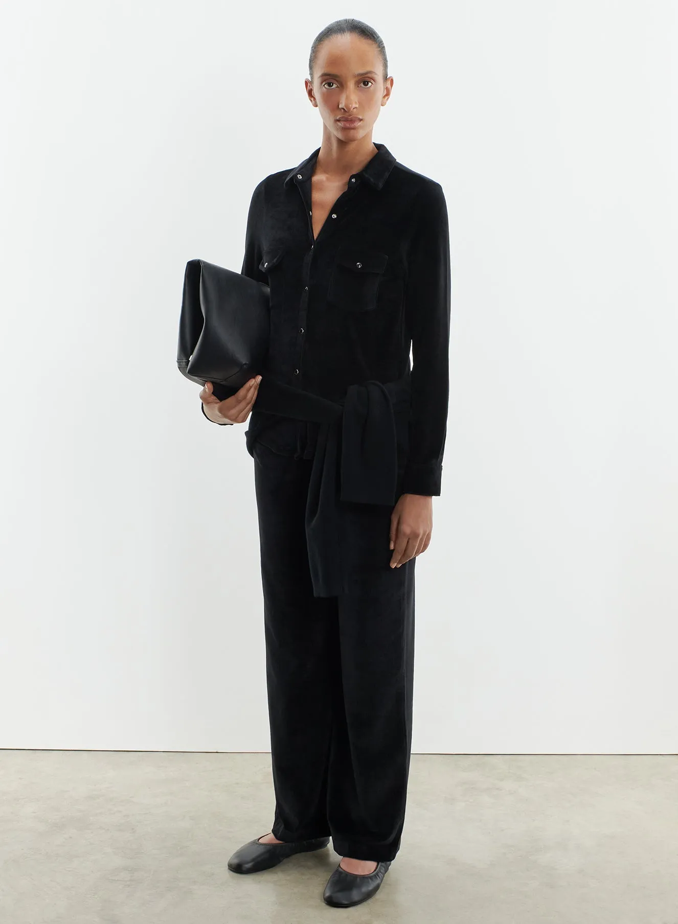 Chemise en coton organique, modal et élasthanne