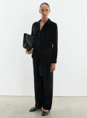Chemise en coton organique, modal et élasthanne — photo 1