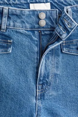 Flared High Jeans - Bleu denim — photo 2