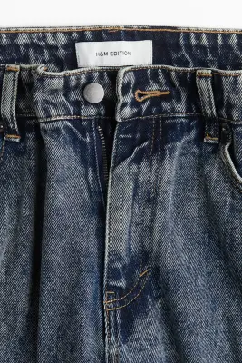 Jean à jambes droites - Bleu denim — photo 1