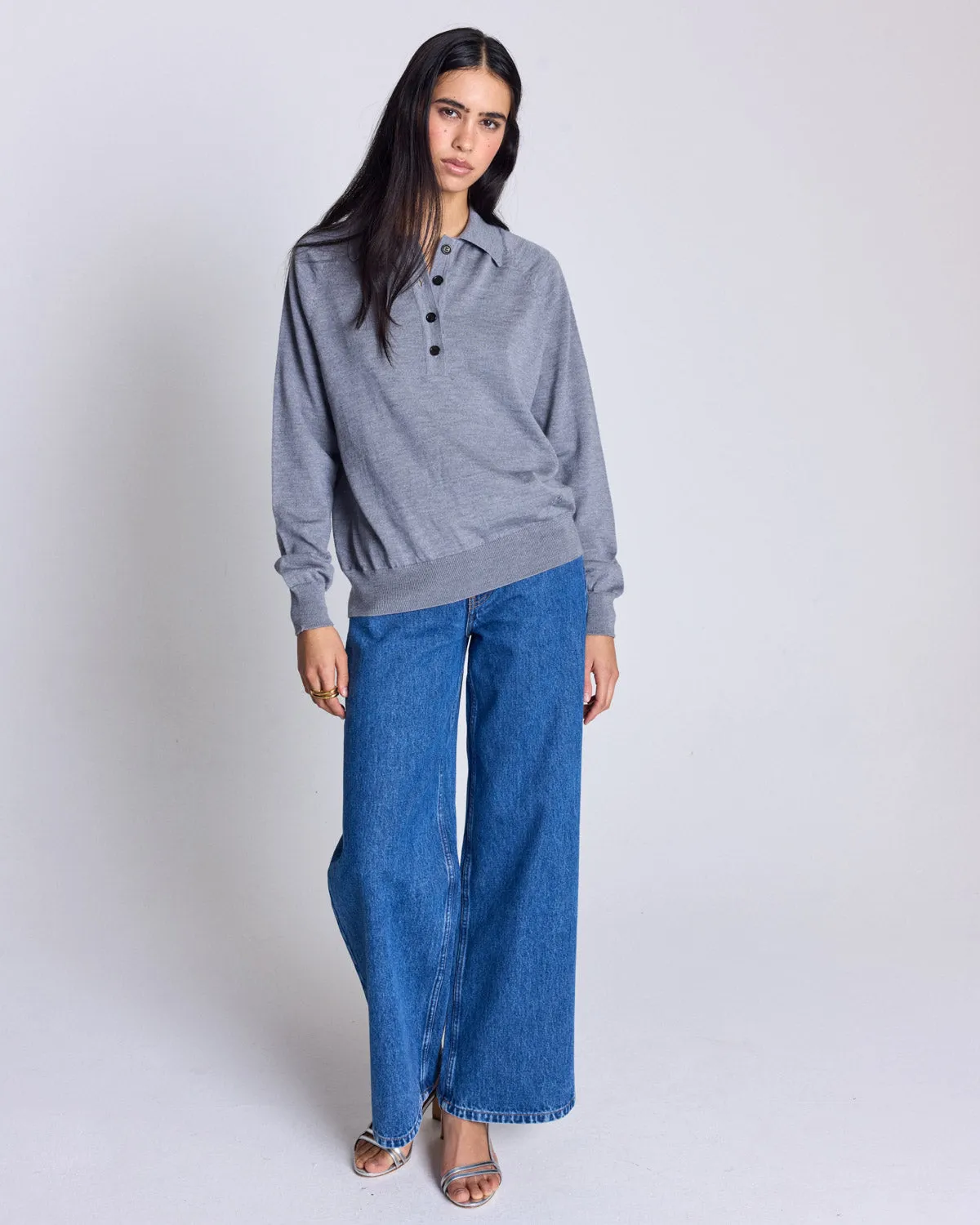 Pull Victor gris chiné
