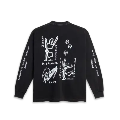 T-shirt manches longues Polar on repeat – silver black — photo 2