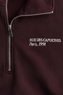 Sweat à col zippé - Bordeaux/Paris — photo 4