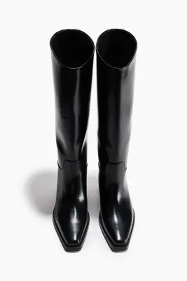 Bottes à talon bloc - Noir — photo 2