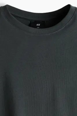 T-shirt Slim Fit - Gris foncé — photo 4