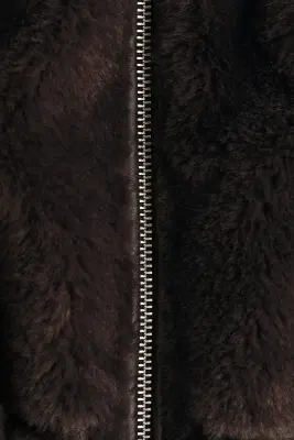 Veste oversize - Marron foncé — photo 4