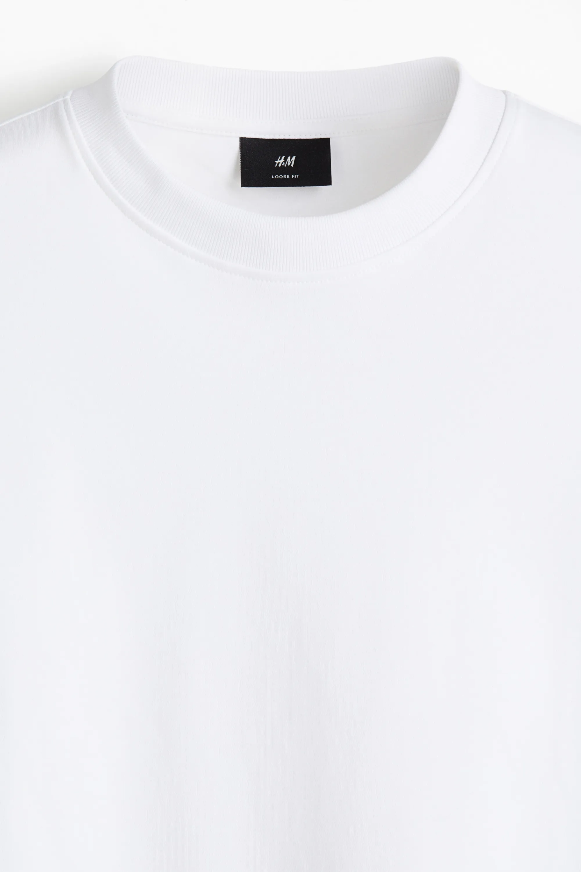 T-shirt boxy Loose Fit - Blanc