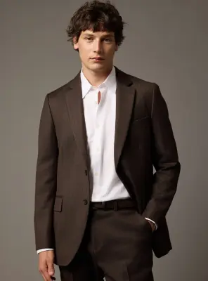 Veste de costume Alois Coffee — photo 1