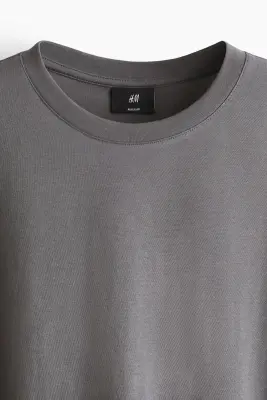 T-shirt Regular Fit - Gris foncé — photo 4