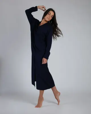 Robe longue Cocker deep purple – Karma Koma — photo 3