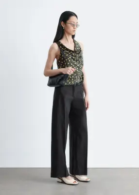 Pantalon habillé en lin - Noir — photo 2