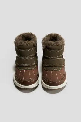 Baskets imperméables - Marron/vert kaki — photo 2