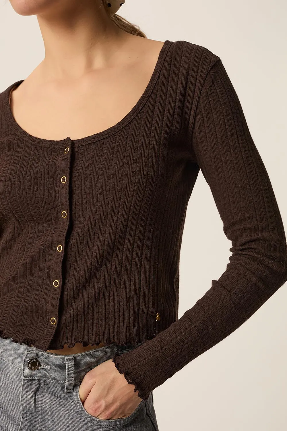 T-shirt Zoe Coffee