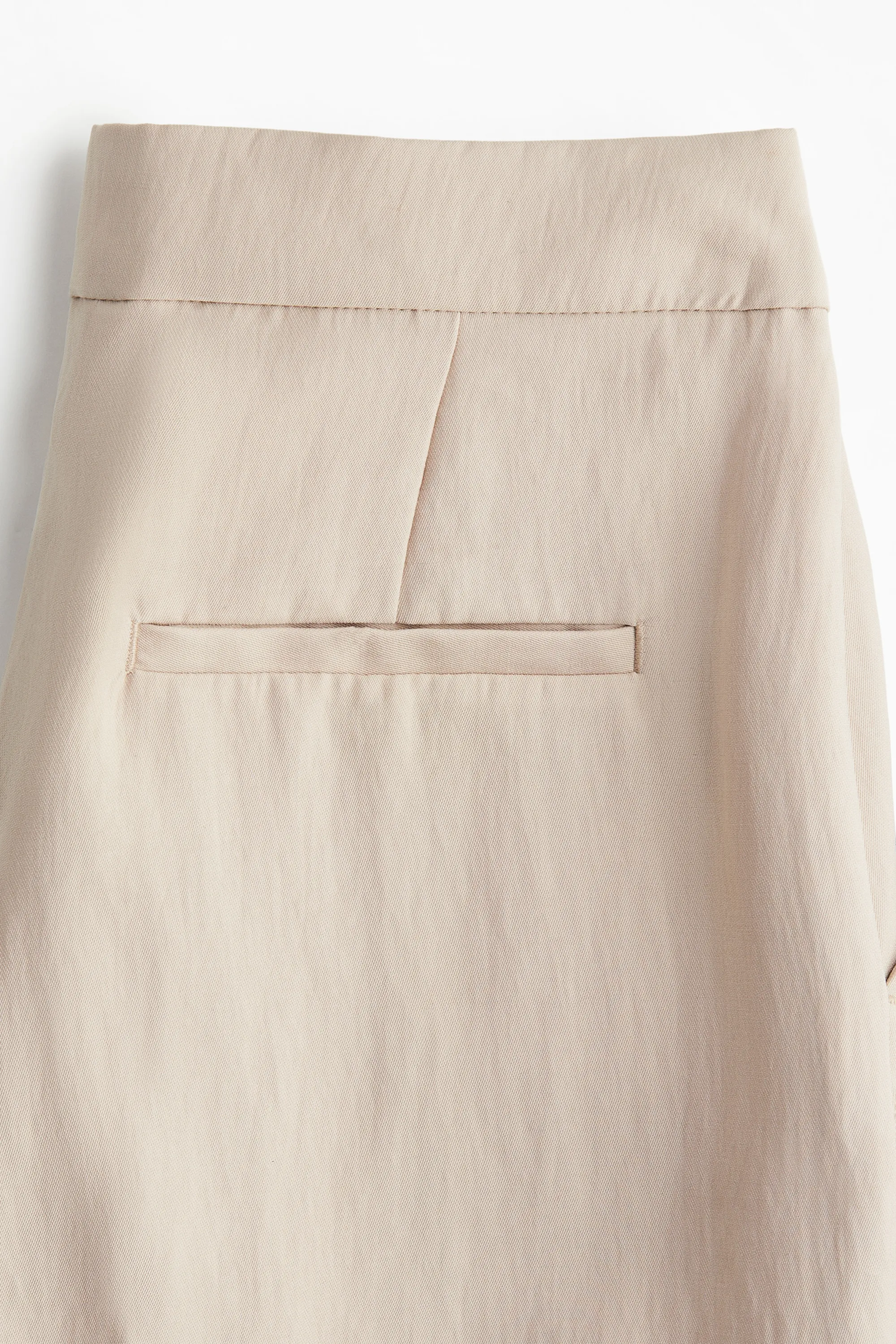 Pantalon chic à jambes larges - Beige clair