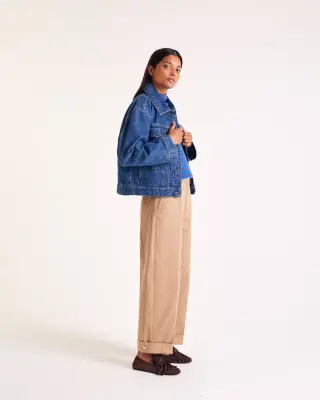 Veste Andrea bleu fumé — photo 4